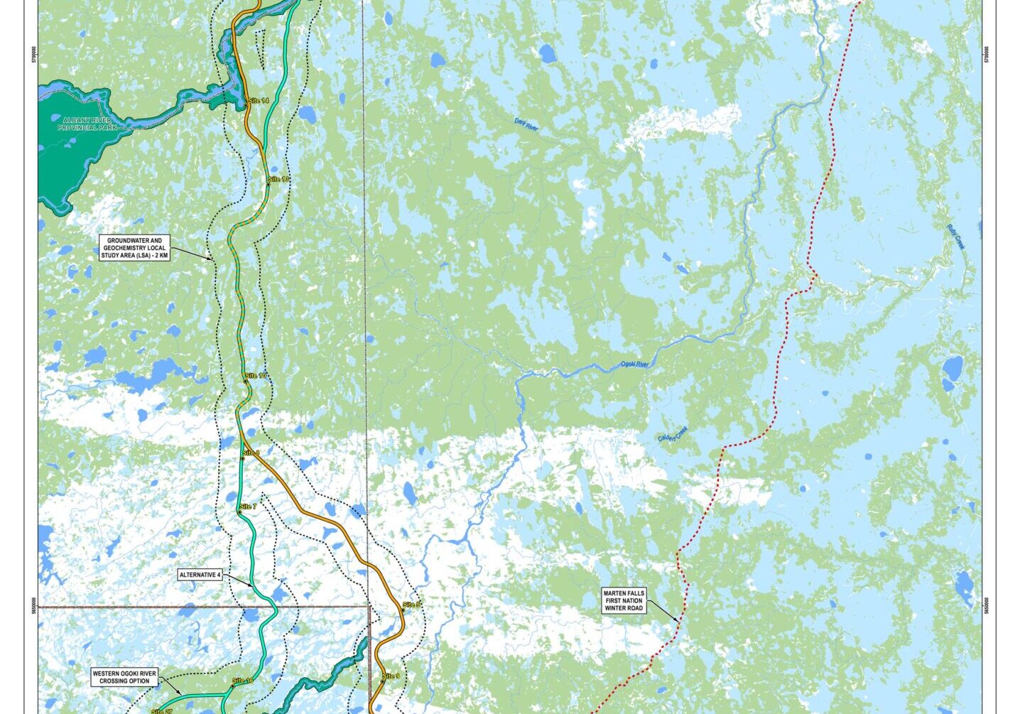 ground water and geochemistry program map