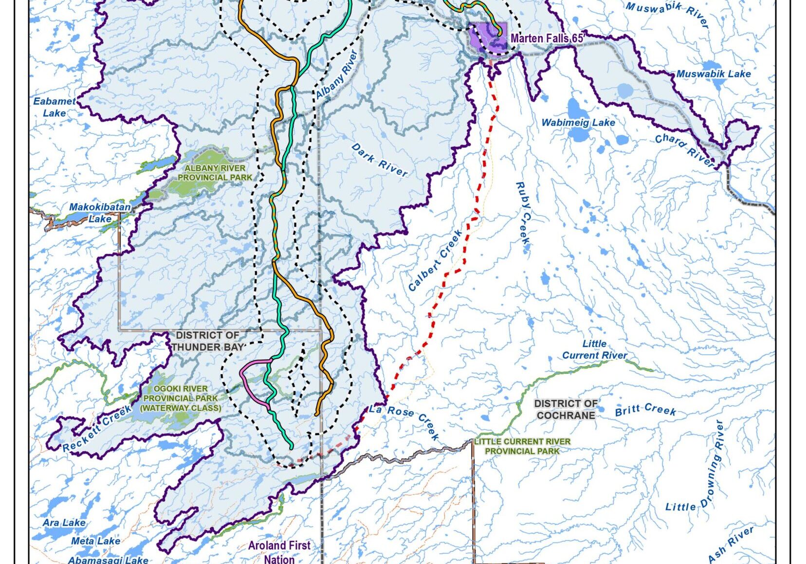 Aboriginal and Treaty Rights and Interests Map