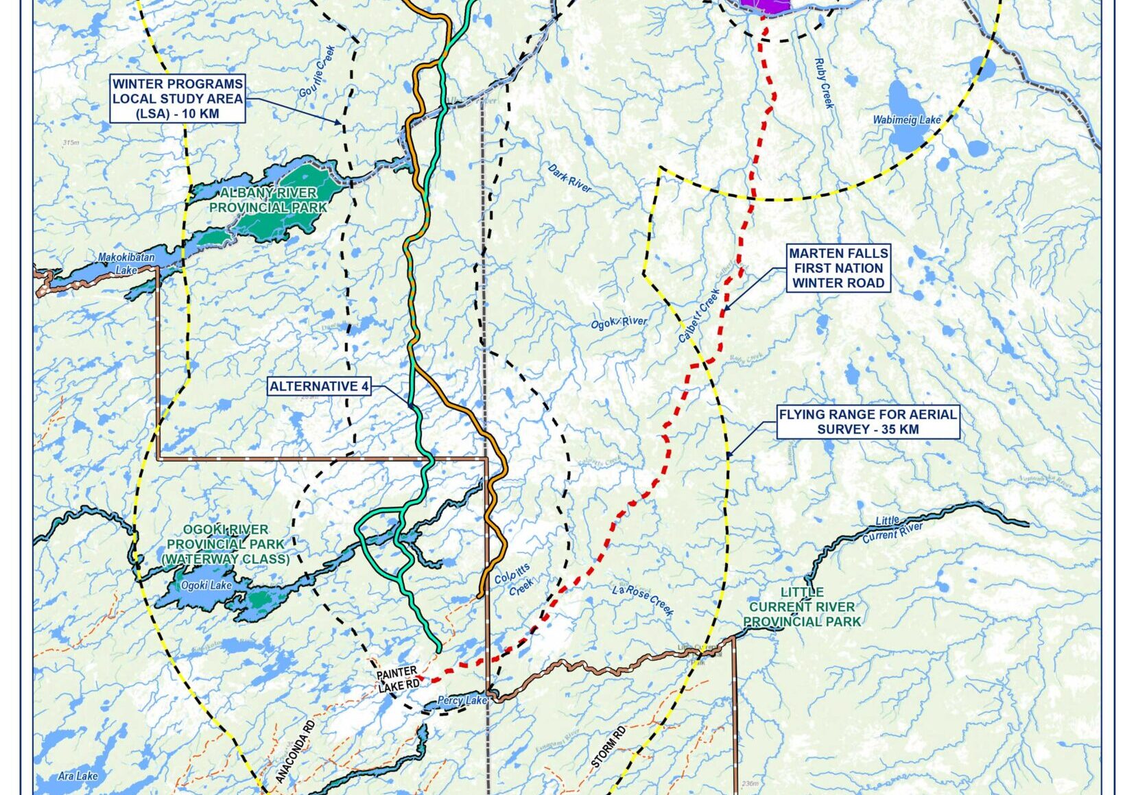 winter field programs map